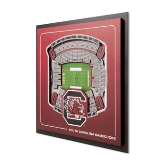 IDNA South Carolina Gamecocks 12" x 12" Stadium Series 3D Wall Art