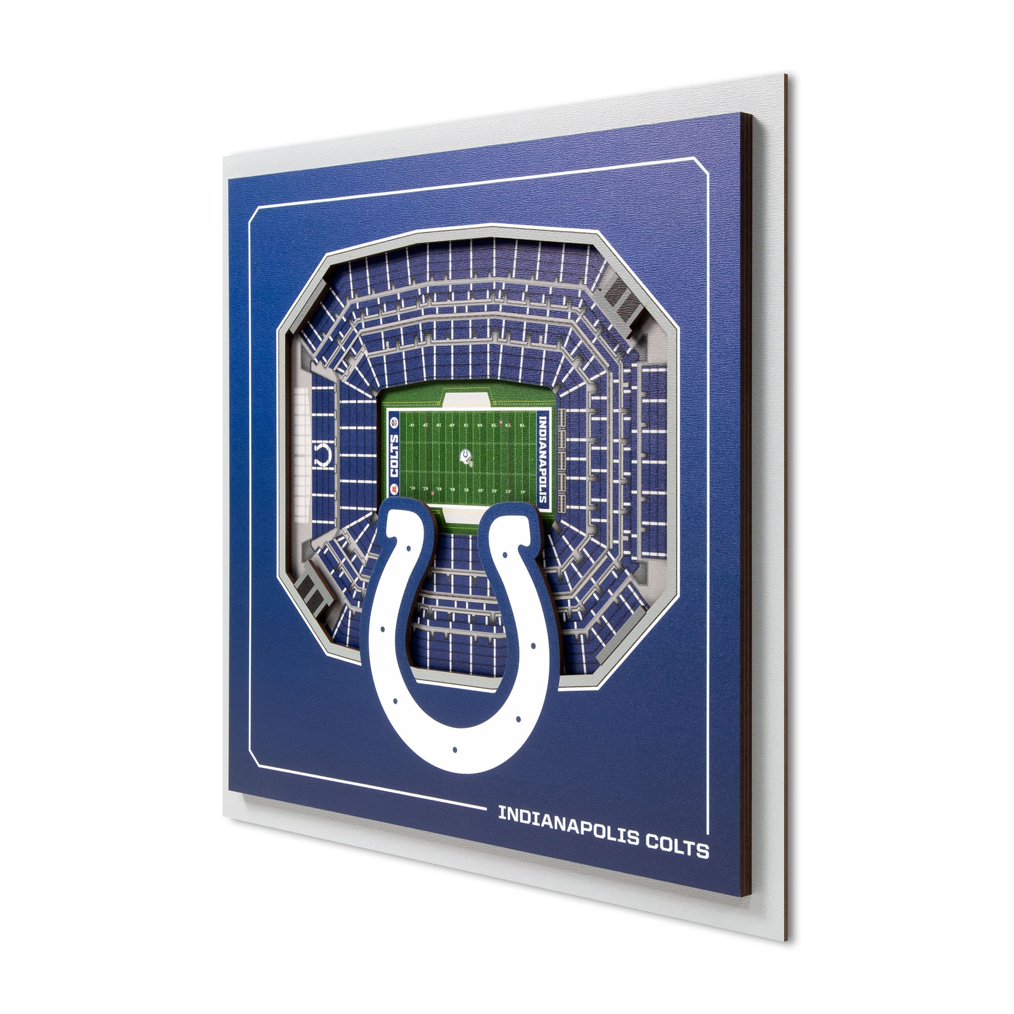 IDNA Indianapolis Colts 12" x 12" Stadium Series 3D Wall Art