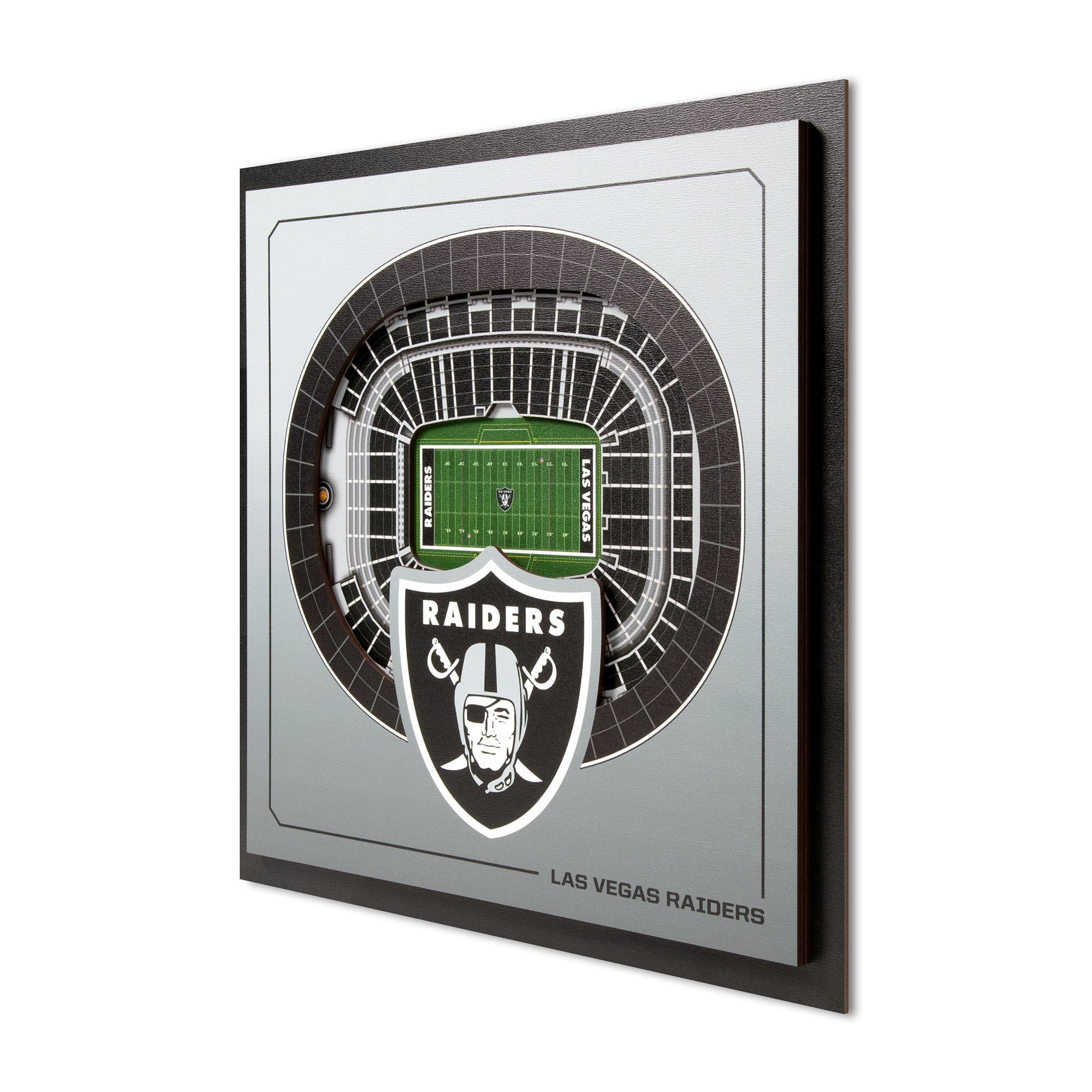IDNA Las Vegas Raiders 12" x 12" Stadium Series 3D Wall Art