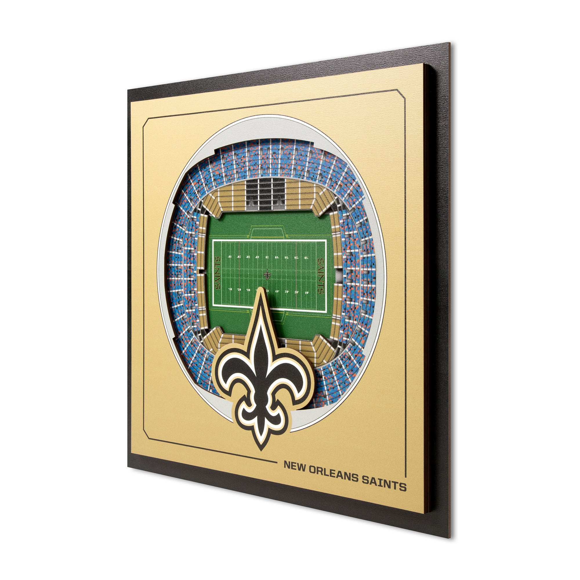 IDNA New Orleans Saints 12" x 12" Stadium Series 3D Wall Art