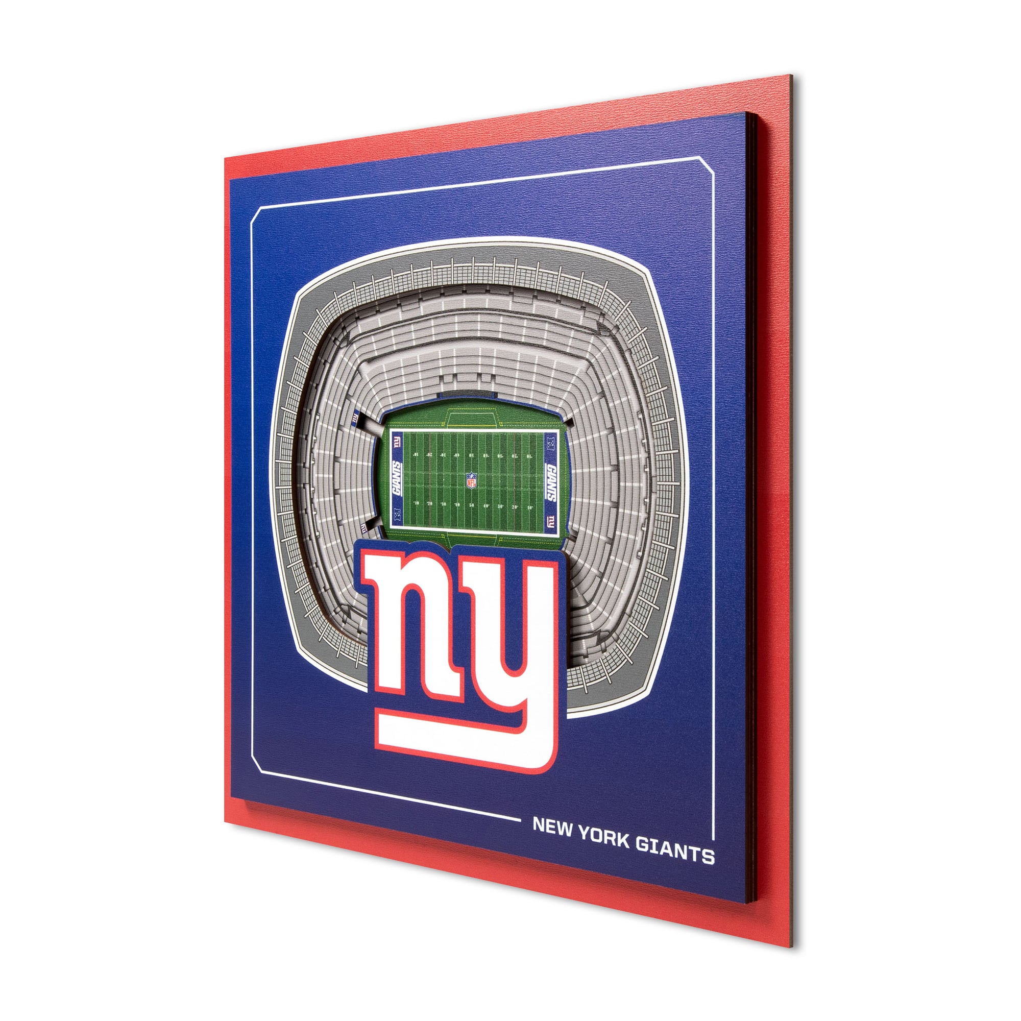 IDNA New York Giants 12" x 12" Stadium Series 3D Wall Art