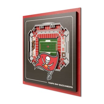 IDNA Tampa Bay Buccaneers 12" x 12" Stadium Series 3D Wall Art