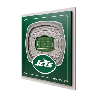 IDNA New York Jets 12" x 12" Stadium Series 3D Wall Art