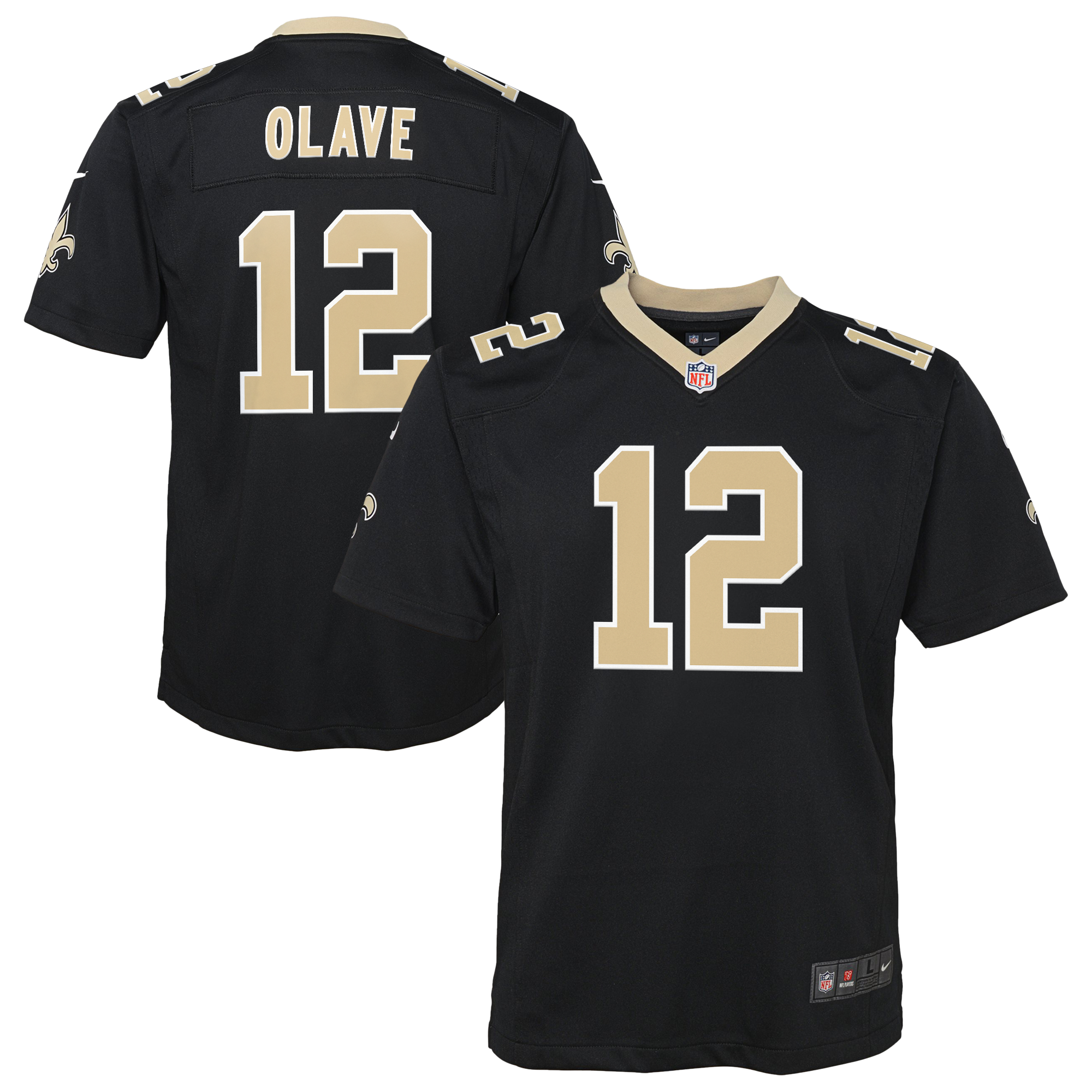 Camiseta Nike Game de la 1ª equipación del New Orleans Saints - Negro - Cameron Jordan - Jóvenes