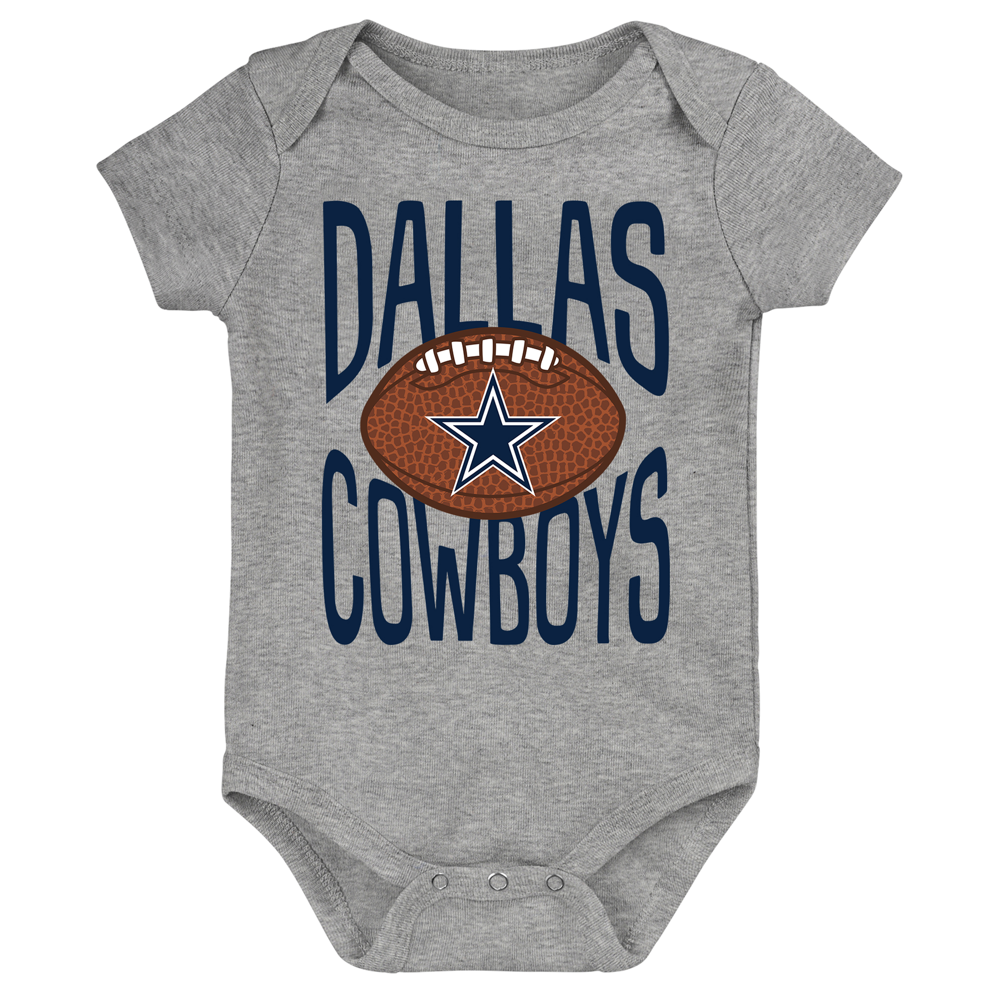Newborn Outerstuff  Dark Grey Dallas Cowboys For the Ball Creeper