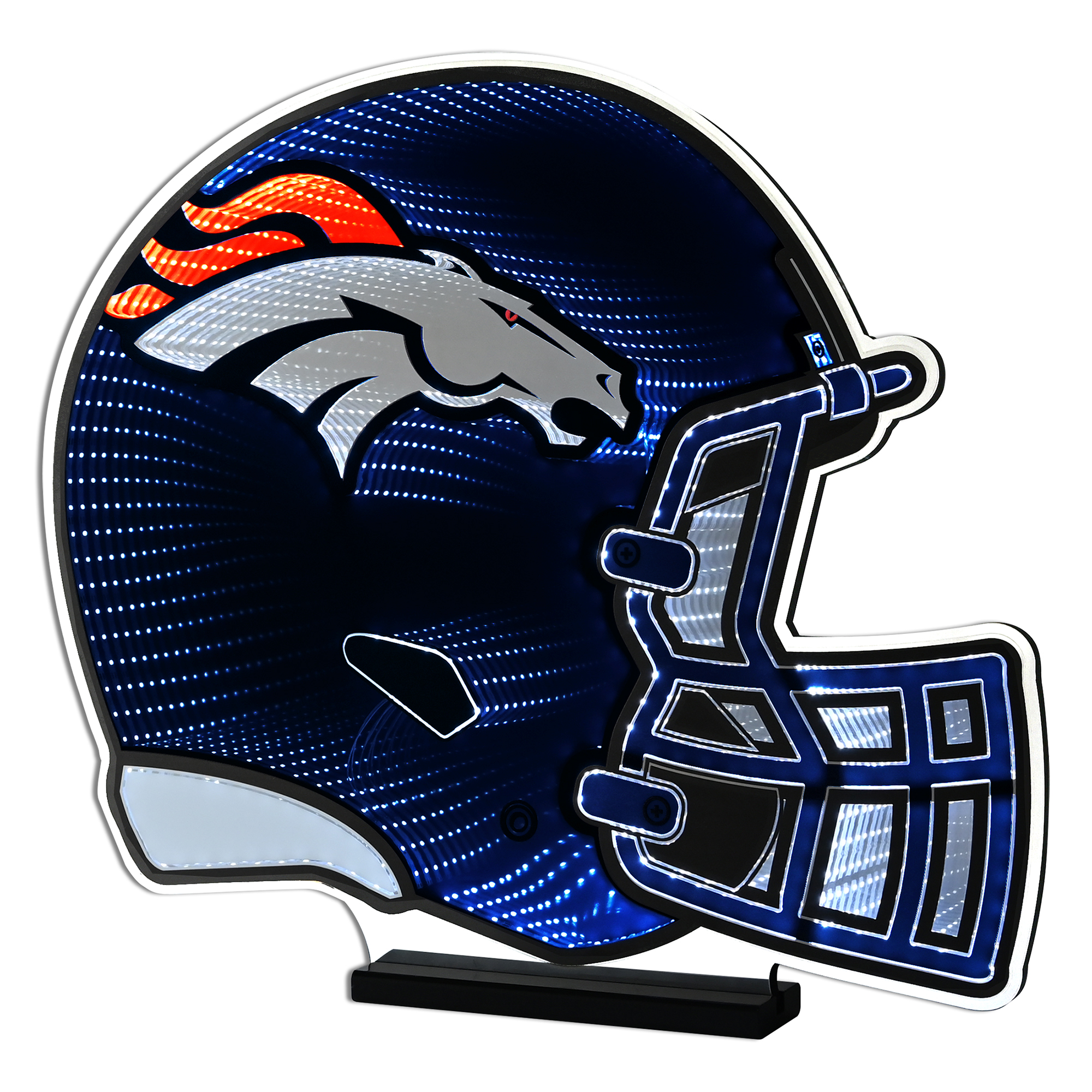 Denver Broncos 24" Helmet LED Infinity Light