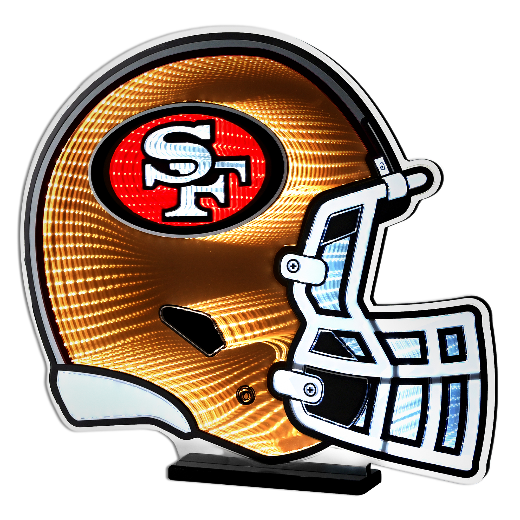 San Francisco 49ers 24" Helmet LED Infinity Light
