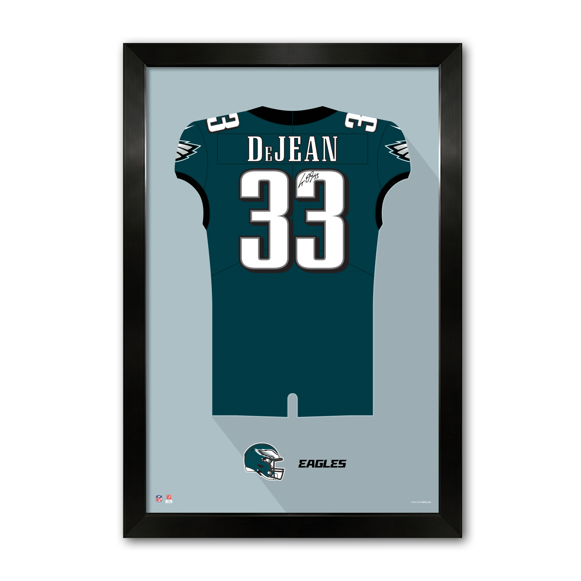 Cooper DeJean Philadelphia Eagles 27" x 39" Framed Jersey Art Print