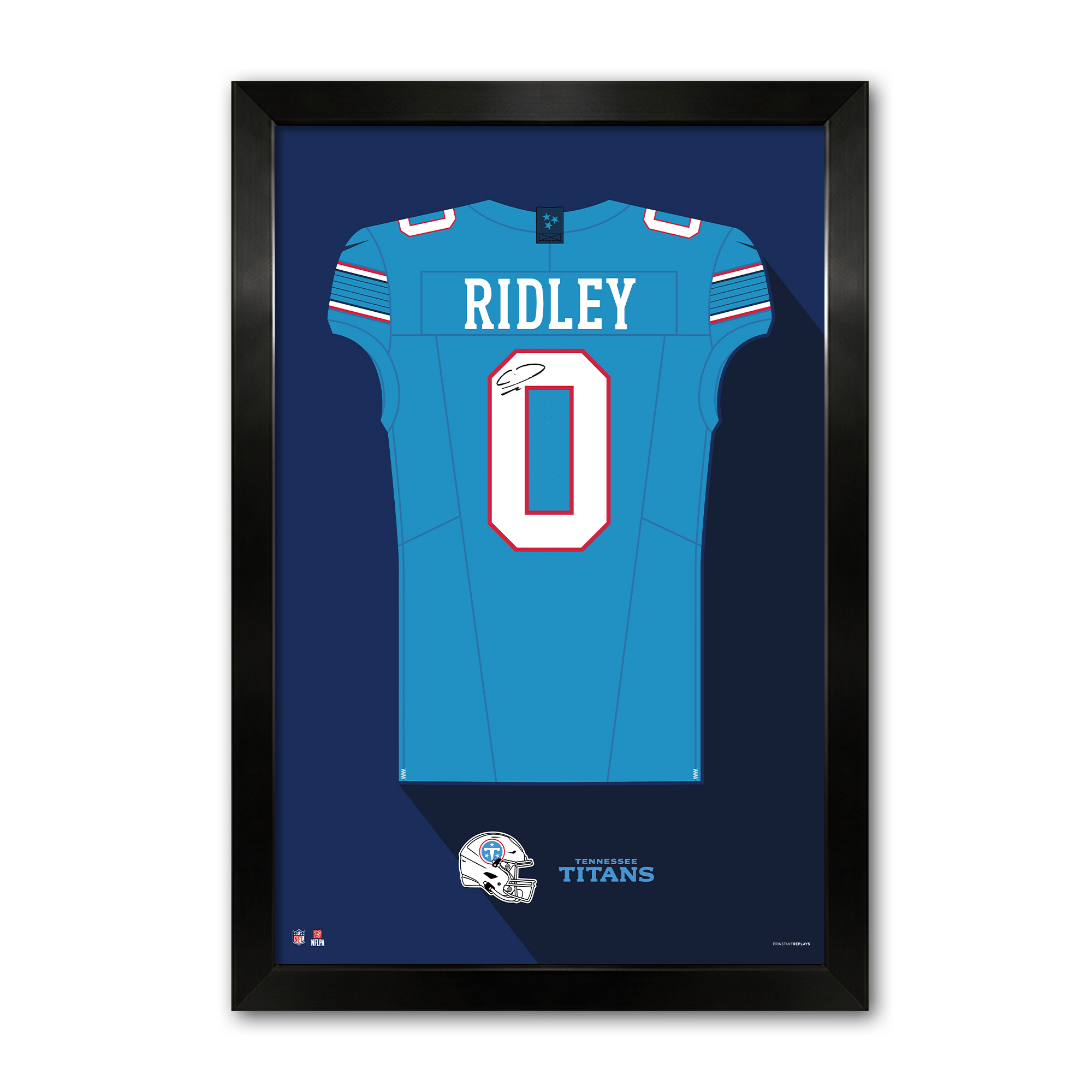 Calvin Ridley Tennessee Titans 27" x 39" Framed Jersey Art Print