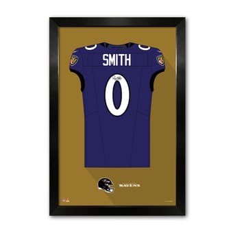 Roquan Smith Baltimore Ravens 27" x 39" Framed Jersey Art Print