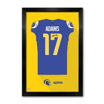 Davante Adams Los Angeles Rams 27" x 39" Framed Jersey Art Print