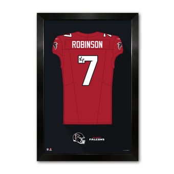 Bijan Robinson Atlanta Falcons 14" x 20" Framed Jersey Art Print