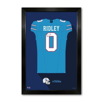 Calvin Ridley Tennessee Titans 14" x 20" Framed Jersey Art Print