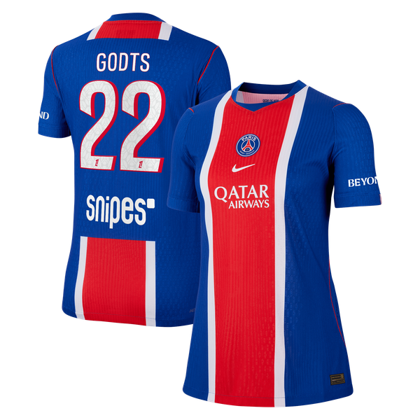 Maillot Domicile Match PSG Nike Aero-FIT 26/27 - Femme avec flocage Godts 22
