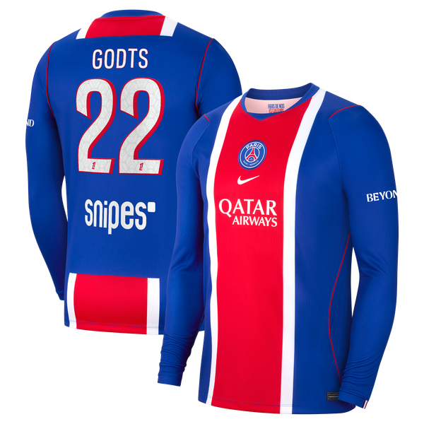 Maillot Domicile Stadium PSG Nike 26/27 - Manches longues - Enfant avec flocage Godts 22