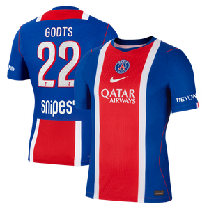 Maillot Domicile Match PSG Nike Aero-FIT 26/27 - Enfant avec flocage Godts 22, vue 2