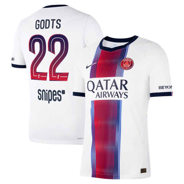 Maillot Extérieur Match PSG Nike Aero-FIT 26/27 avec flocage Godts 22