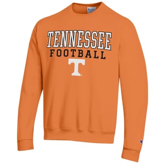Men's Champion Tennessee Orange Tennessee Volunteers Football Stack Sweatshirt