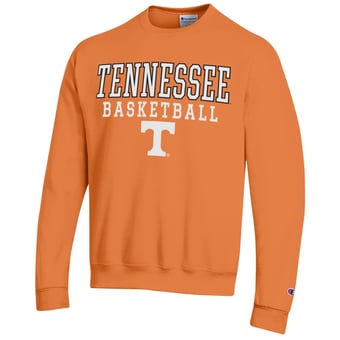 Men's Champion Tennessee Orange Tennessee Volunteers Basketball Stack Sweatshirt