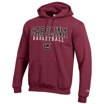 Men's Champion Garnet South Carolina Gamecocks Basketball Icon Hoodie