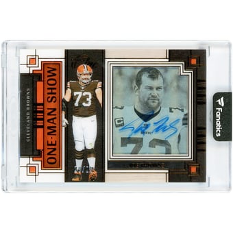 Joe Thomas Cleveland Browns Autographed 2023 Panini One Man Show #177 #20/25 Card