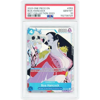 Boa Hancock 2023 One Piece Gift Collection '23 #OP02-059 PSA Authenticated 10 Card