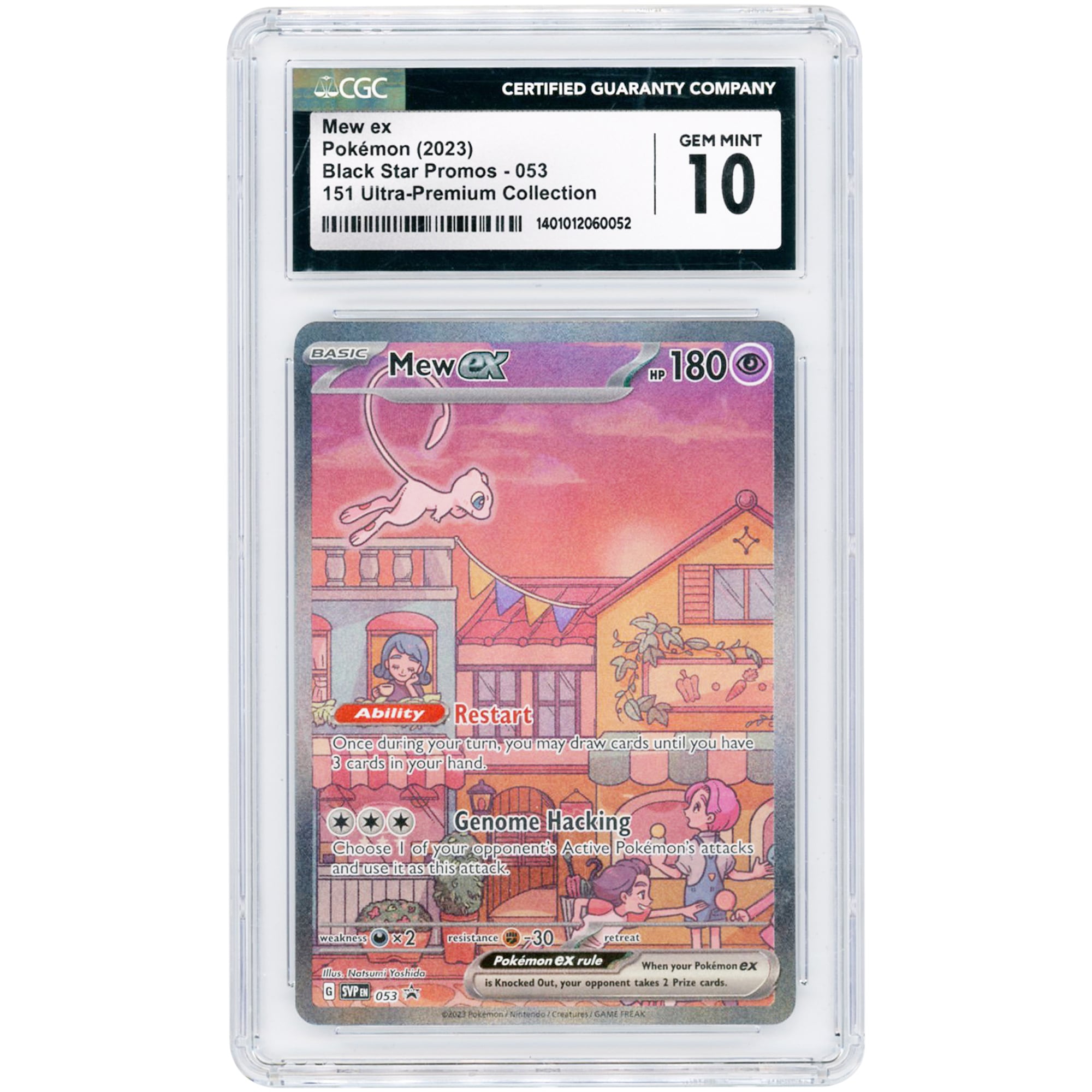 Mew ex 2023 Pokemon Scarlet & Violet Promo #53 CGC Authenticated 10 Card