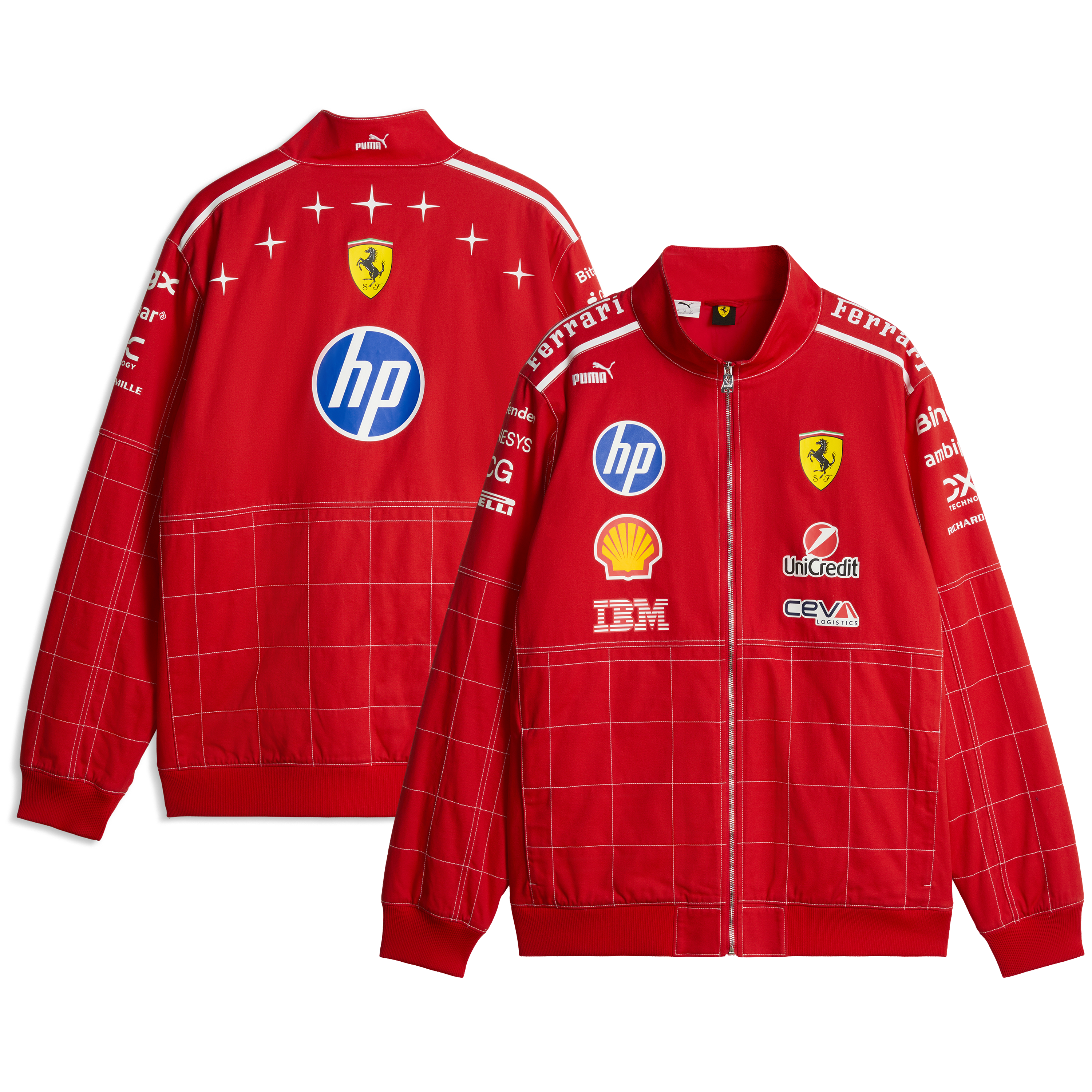 Men’s Puma Red Scuderia Ferrari 2026 Italian Grand Prix Monza Full-Zip Jacket Men’s Puma Red Scuderia Ferrari 2026 Italian Grand Prix Monza Full-Zip Jacket