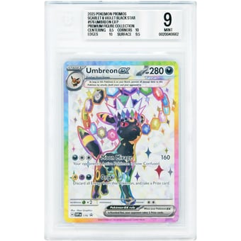Umbreon ex 2025 Pokemon Scarlet & Violet Promo #SVP 176 BGS Authenticated 9 Card