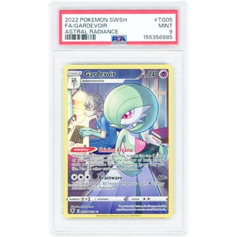 Gardevoir 2022 Pokemon Astral Radiance Trainer Gallery Ultra Rare #TG05 PSA Authenticated 9 Card