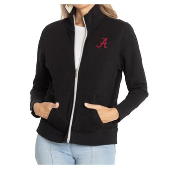 Women's Black Alabama Crimson Tide Fallon Full-Zip Jacket