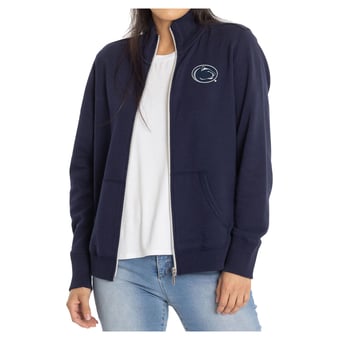 Women's Navy Penn State Nittany Lions Fallon Full-Zip Jacket
