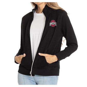 Women's Black Ohio State Buckeyes Fallon Full-Zip Jacket