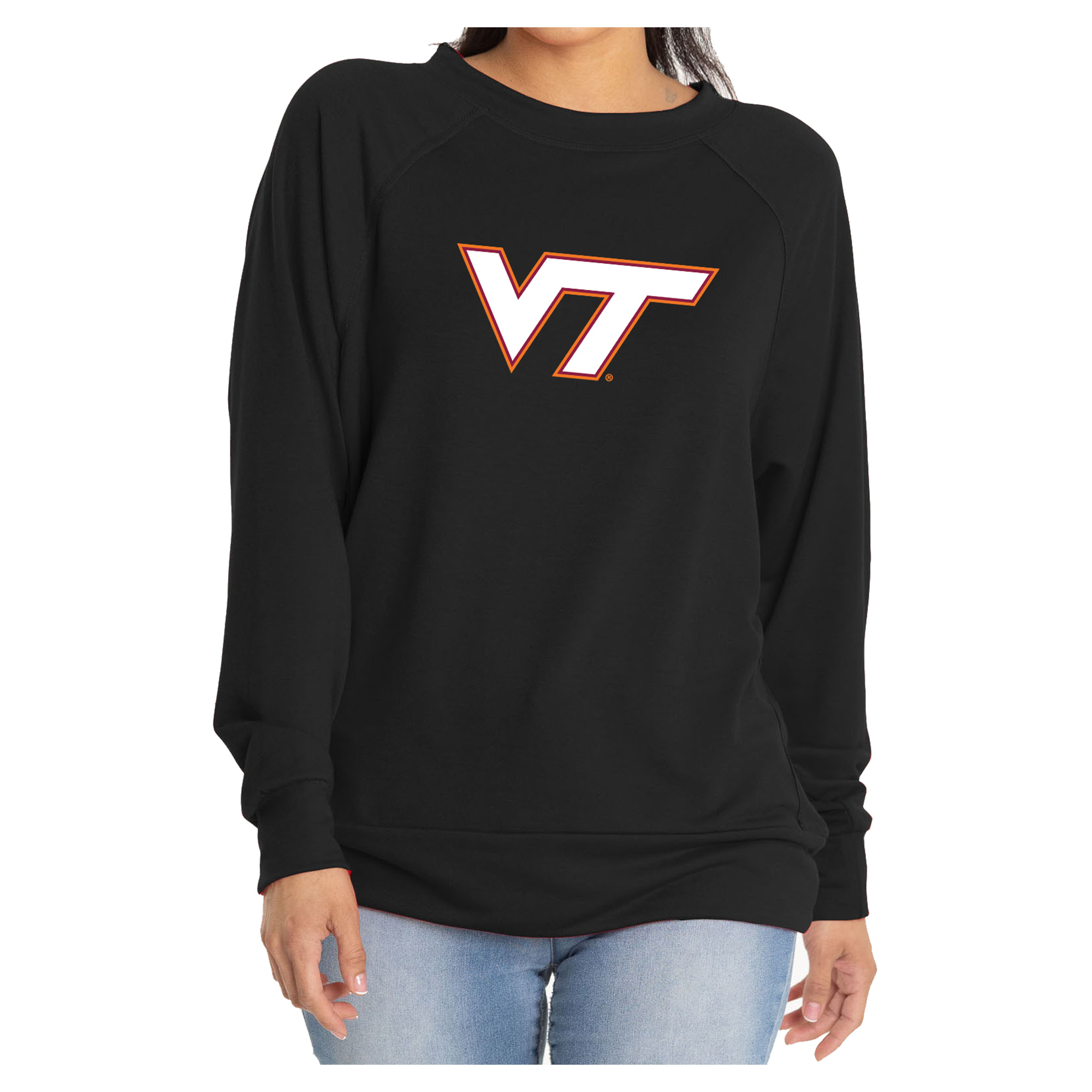 Women’s Flying Colors Apparel Black Virginia Tech Hokies Rylee Raglan Long Sleeve T-Shirt Women’s Flying Colors Apparel Black Virginia Tech Hokies Rylee Raglan Long Sleeve T-Shirt
