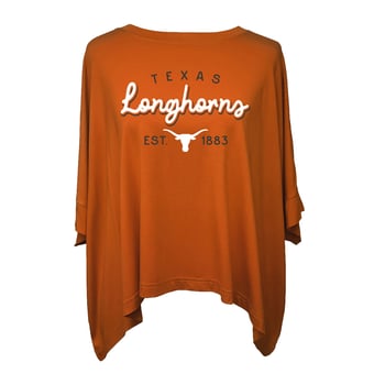 Women's Flying Colors Apparel Texas Orange Texas Longhorns Felicity Flowy T-Shirt