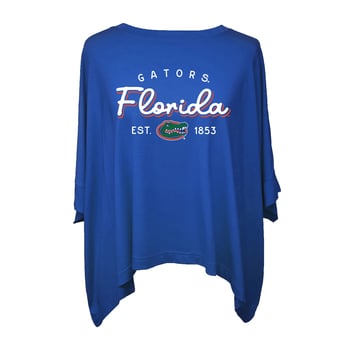 Women's Flying Colors Apparel Royal Florida Gators Felicity Flowy T-Shirt