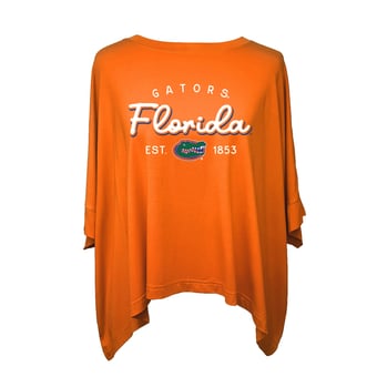 Women's Flying Colors Apparel Orange Florida Gators Felicity Flowy T-Shirt