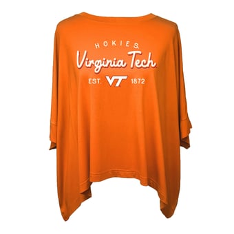 Women's Flying Colors Apparel Orange Virginia Tech Hokies Felicity Flowy T-Shirt