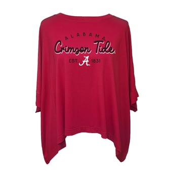 Women's Flying Colors Apparel Crimson Alabama Crimson Tide Felicity Flowy T-Shirt