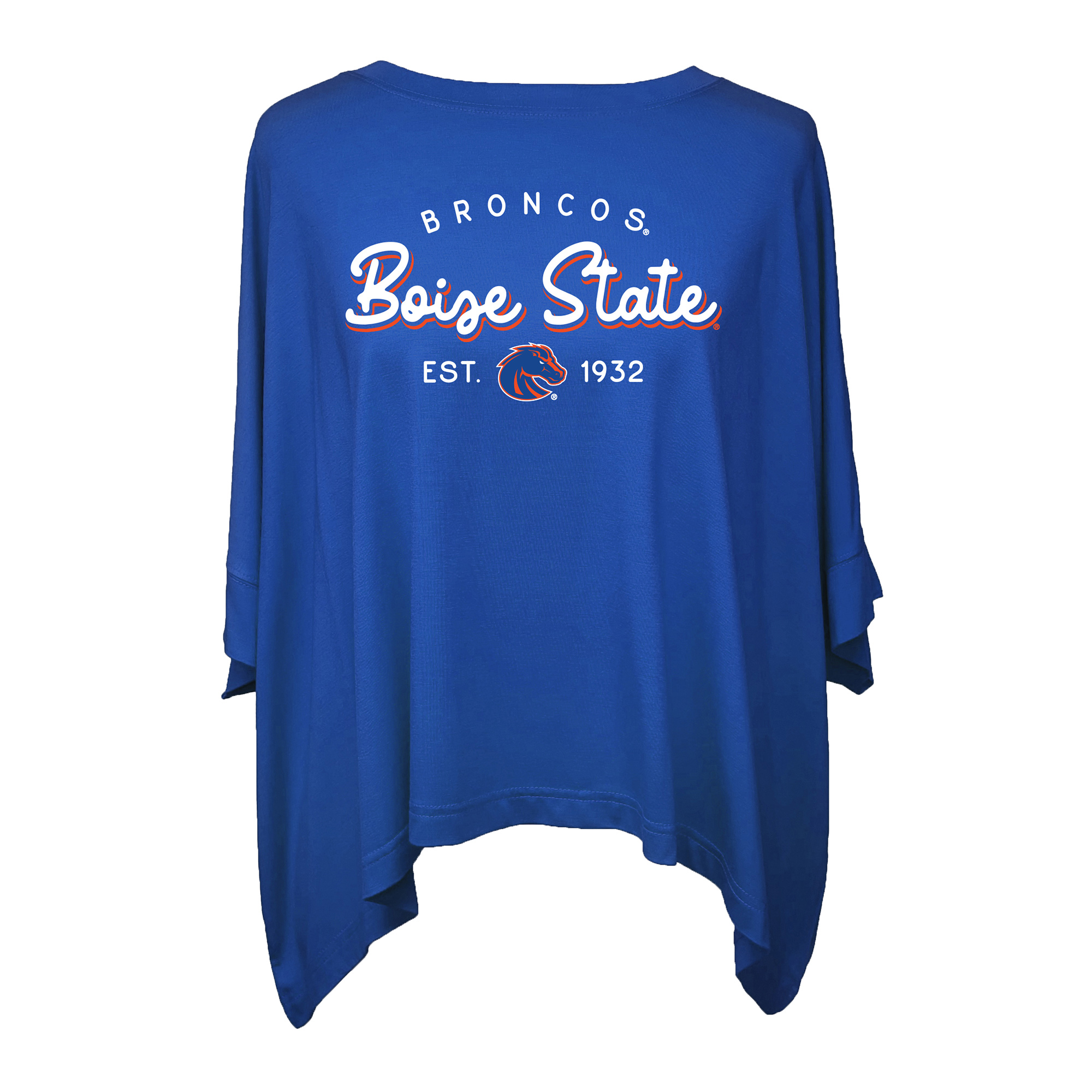 Women’s Flying Colors Apparel Royal Boise State Broncos Felicity Flowy T-Shirt Women’s Flying Colors Apparel Royal Boise State Broncos Felicity Flowy T-Shirt