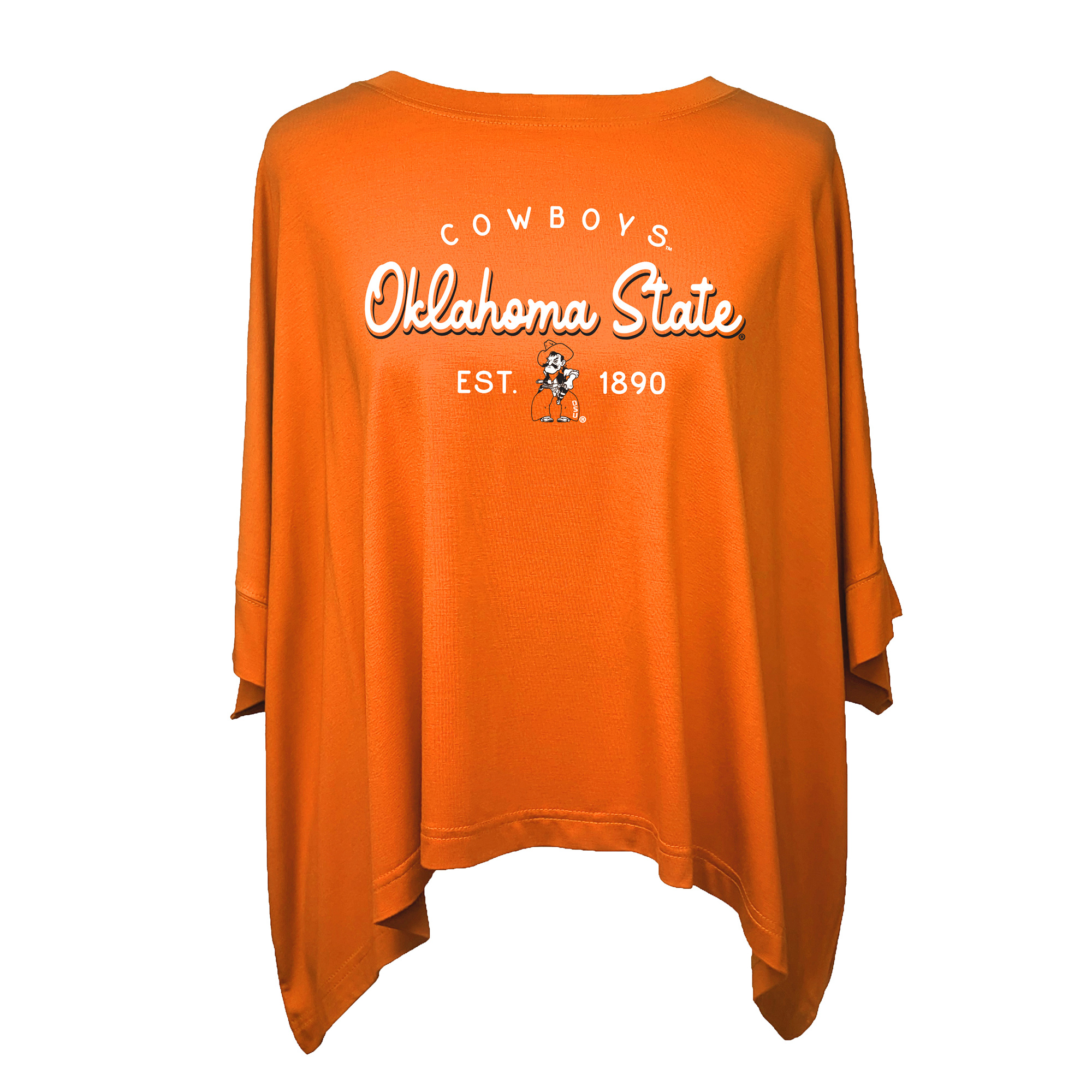 Women's Flying Colors Apparel Orange Oklahoma State Cowboys Felicity Flowy T-Shirt