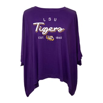 Women's Flying Colors Apparel Purple LSU Tigers Felicity Flowy T-Shirt