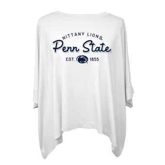 Women's Flying Colors Apparel White Penn State Nittany Lions Felicity Flowy T-Shirt