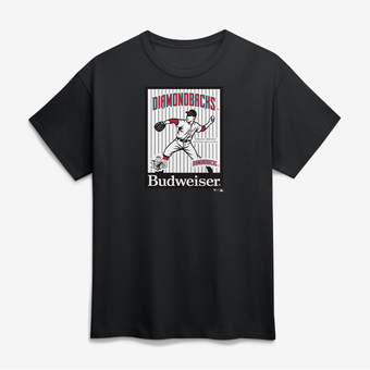 Men's Black Arizona Diamondbacks Budweiser T-Shirt