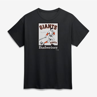 Men's Black San Francisco Giants Budweiser T-Shirt