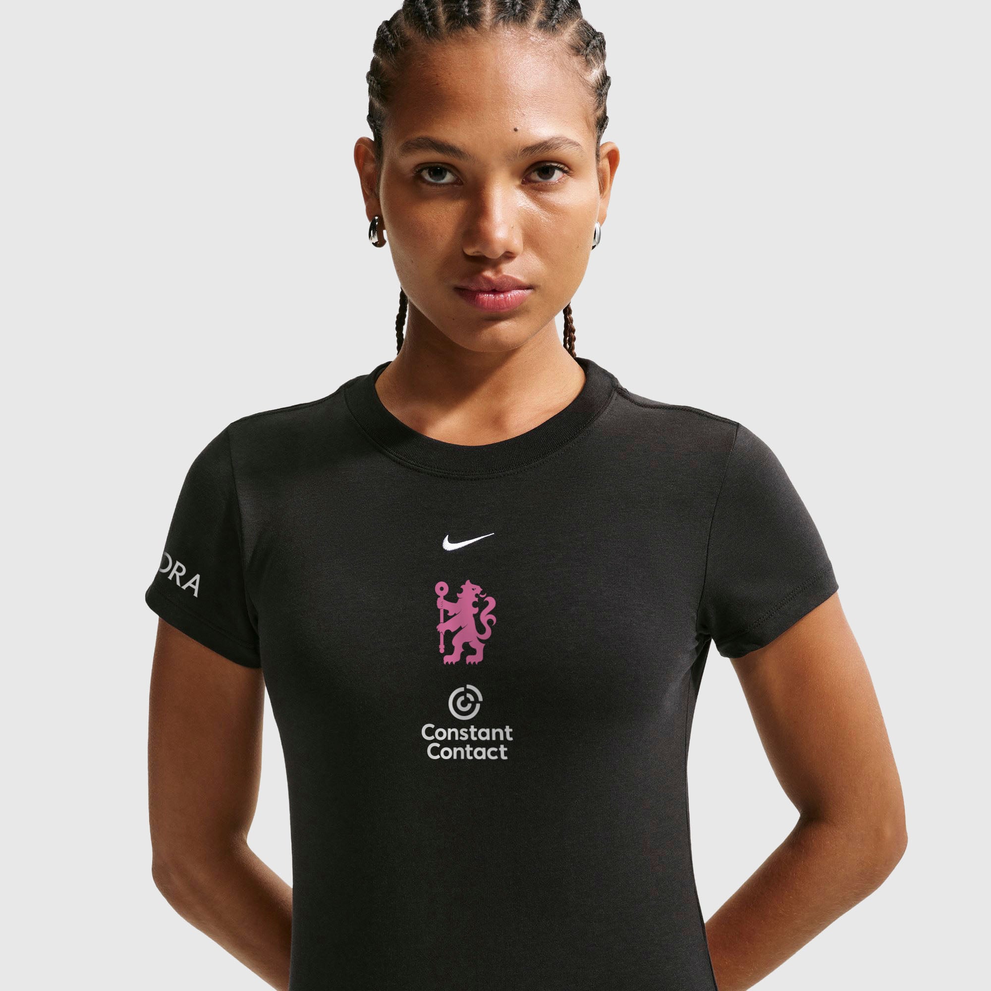 Nike SPORTSWEAR CHILL KNIT Damen T-Shirt, schwarz, größe