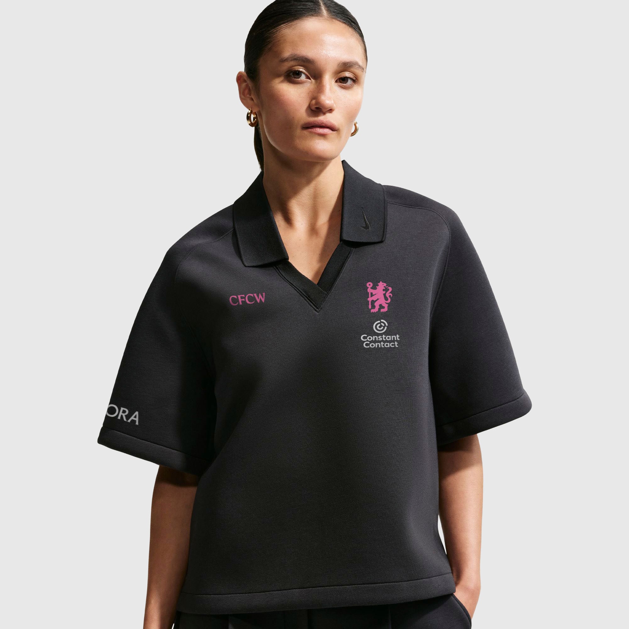 Chelsea CFCW Nike Polo Shirt - Black