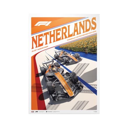 Formula 1 Dutch Grand Prix 2026 Official Event Poster