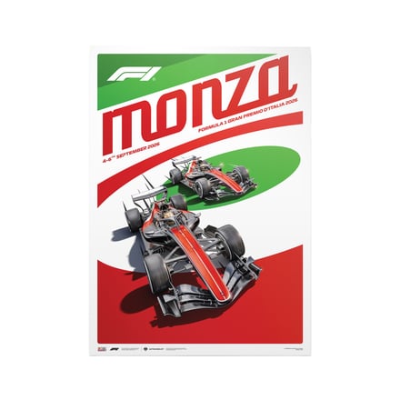 Formula 1 Italy Grand Prix 2026 Official Event Poster