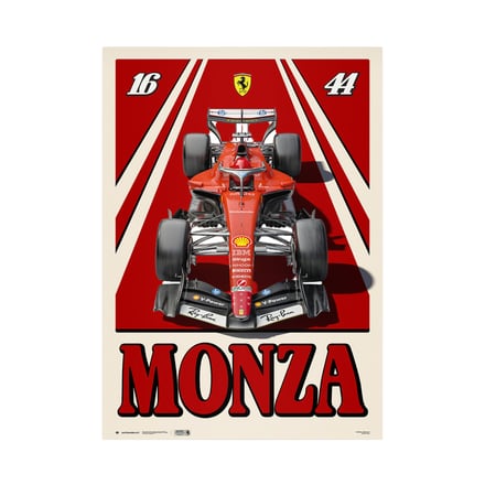 Scuderia Ferrari 26 Monza Special Livery 2026 Official Poster